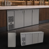 Thumbnail image #3 for Glastender CS1FB72 72-Inch Shallow-Depth Front-Serviced Three-Section Back Bar Cooler