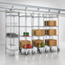 Thumbnail image #3 for Eagle Master Trak Overhead Track High-Density Storage Mobile Unit Kit for 18-Inch Shelves, 86-Inch Posts, Zinc Finish
