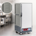 Thumbnail image #3 for Metro C5 3 Series Insulation Armour 3/4 Height Low-Watt Heated Holding Cabinet with Full Solid Door, Lip Load Slides, Gray