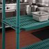 Thumbnail image #3 for QuadPLUS Solid Polymer Shelf Mat, 60 x 21 Inches, Green, with QuadTruss Frame