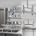 Thumbnail image #3 for T&S Brass EasyInstall Deck-Mount Pre-Rinse Unit with Add-On Faucet, 10-Inch Swing Nozzle and 1.07 GPM Spray Valve