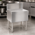 Thumbnail image #3 for Spec-Bar 6 Inch x 24 Inch Stainless Steel Sink Filler Board with Adjustable Bullet Feet