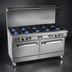 Thumbnail image #3 for Southbend Ultimate 60-Inch Commercial Gas Restaurant Range with 10 Open Burners and 2 Standard Ovens