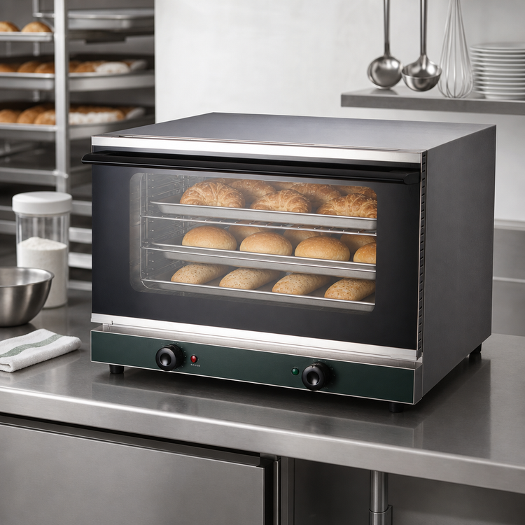 Product image #4 for Winco ECO-500 Electric Countertop Half-Size Convection Oven, 1.5 Cu. Ft., 120V
