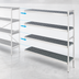 Thumbnail image #3 for Fermostock 4-Tier Add-On Shelving Unit with Removable Polymer Inserts, 66 Inch H x 38 Inch W x 14 Inch D