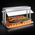 Thumbnail image #3 for Hatco Glo-Ray® GRBW-66 66-Inch Countertop Buffet Warmer with Heated Base and Sneeze Guards
