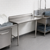 Thumbnail image #3 for Eagle Group Straight Left-to-Right Clean Dishtable, 24 x 30 Inches, 16/430 Stainless Steel Top