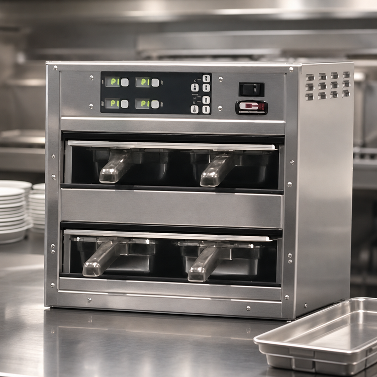 Product image #3 for Carter-Hoffmann Modular Heated Holding Cabinet, Single-Sided Access, 2 1/2 Inch Pan Depth