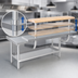 Thumbnail image #3 for Advance Tabco 84-Inch Adjustable Stainless Steel Plate Shelf for Equipment Stands, 10-Inch Deep