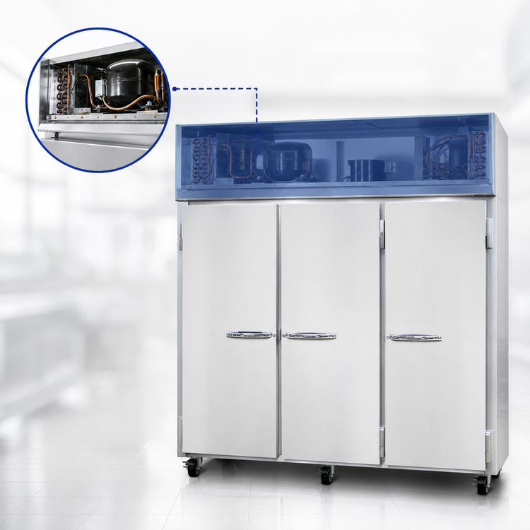 Product image #3 for Continental Refrigerator 3FESN Three-Section Extra-Wide Reach-In Freezer