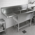 Thumbnail image #3 for John Boos Pro-Bowl 2-Compartment Sink with Left Drainboard