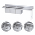 Thumbnail image #3 for Advance Tabco 95-Inch 3-Compartment Sink Dishtable with Right Drainboard