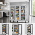 Thumbnail image #3 for True SPEC SERIES Three-Section Glass Door Reach-In Refrigerator with Self-Contained Top-Mounted Refrigeration