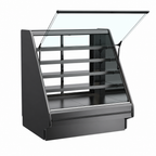 Thumbnail image #3 for Structural Concepts Fusion® GHS1256RLB (FLAT) 148-1/2-Inch Flat Angled Lift-Up Glass Refrigerated Service Case with Remote DX Refrigeration
