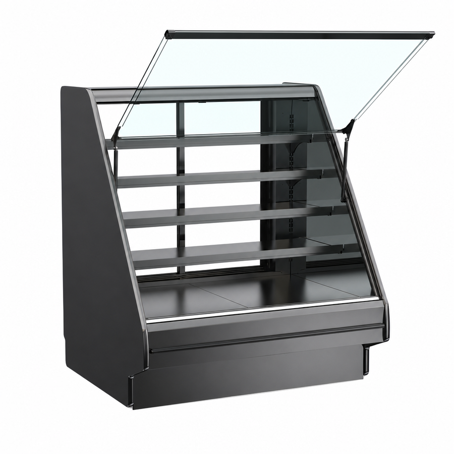 Flat Angled Lift-Up Front Glass