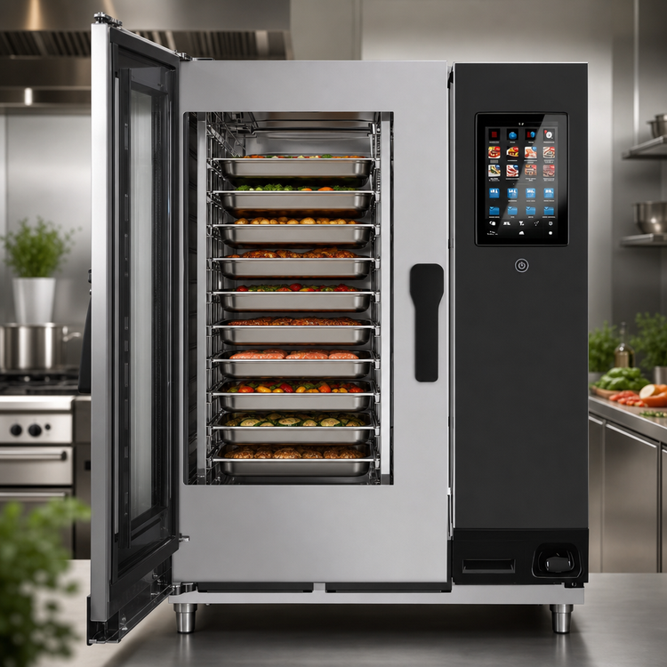 Product image #3 for Lainox Naboo 5.0 Gas Combi Oven, 10 x 1/1 GN, Direct Steam, Touch Screen