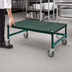 Thumbnail image #3 for QuadPlus Mobile Dunnage Rack with 3-Sided Frame, Louvered Polypropylene Mat, 60 x 24 x 14 Inches, 800 lb. Capacity