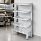 Thumbnail image #3 for Channel Manufacturing TT2442 Tubular Cantilever Shelving, Aluminum, 39.375"W x 24"D