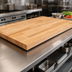 Thumbnail image #3 for John Boos Edge Grain Flat Top Wood Work Table Top, 132 x 42 x 2-1/4 Inch, Northern Hard Rock Maple