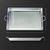 Thumbnail image #3 for Large Aluminum Griddle Pan with Heavy-Duty Wire Loop Handle, 23 x 15 x 5mm