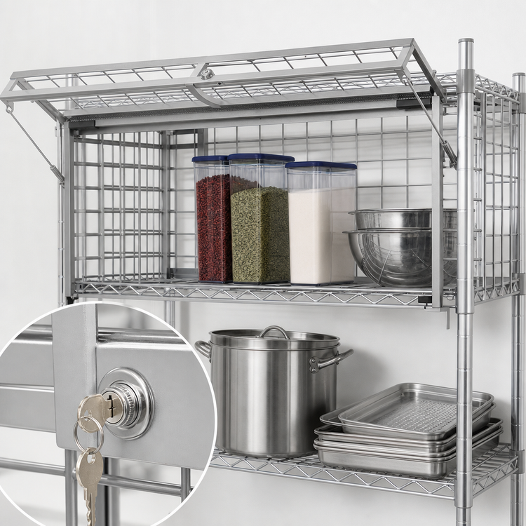 Product image #3 for EagleGard 21-Inch x 30-Inch Security Enclosure Kit with Flip-Up Door and Hybrid Epoxy Finish