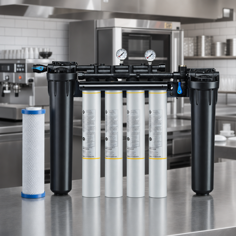 Product image #3 for Everpure High Flow CSR Quad-7FC Commercial Water Filtration System, 10 GPM, 100,000 Gallons