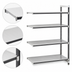 Thumbnail image #3 for Cambro Camshelving Elements XTRA Stationary Add-On Polymer Shelving Unit, 21 x 48 x 72, 4 Solid Shelves