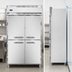 Thumbnail image #3 for Continental Refrigerator D2FSNSSHD Designer Line Two-Section Shallow Depth Reach-In Freezer