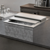 Thumbnail image #3 for Top Shelf Drop-In Ice Chest with 2-Piece Sliding Cover, 35 lb Capacity