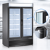 Thumbnail image #4 for Maxx Cold V-Series 48 Cu. Ft. 2-Door Glass Door Merchandiser Freezer