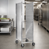 Thumbnail image #3 for Cres Cor Full-Height Mobile Correctional Utility Pan Rack with Reinforced Closed Sides, End Loading
