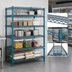 Thumbnail image #3 for EagleGard 5-Tier Stationary Starter Wire Shelving Unit, 48W x 21D x 74H Inches, Hybrid Epoxy Finish