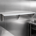Thumbnail image #3 for Advance Tabco Triumph Supreme Stainless Steel Food Table Shelf with Removable 3/8-Inch White Poly Cutting Board, 93-1/16-Inch x 10-Inch