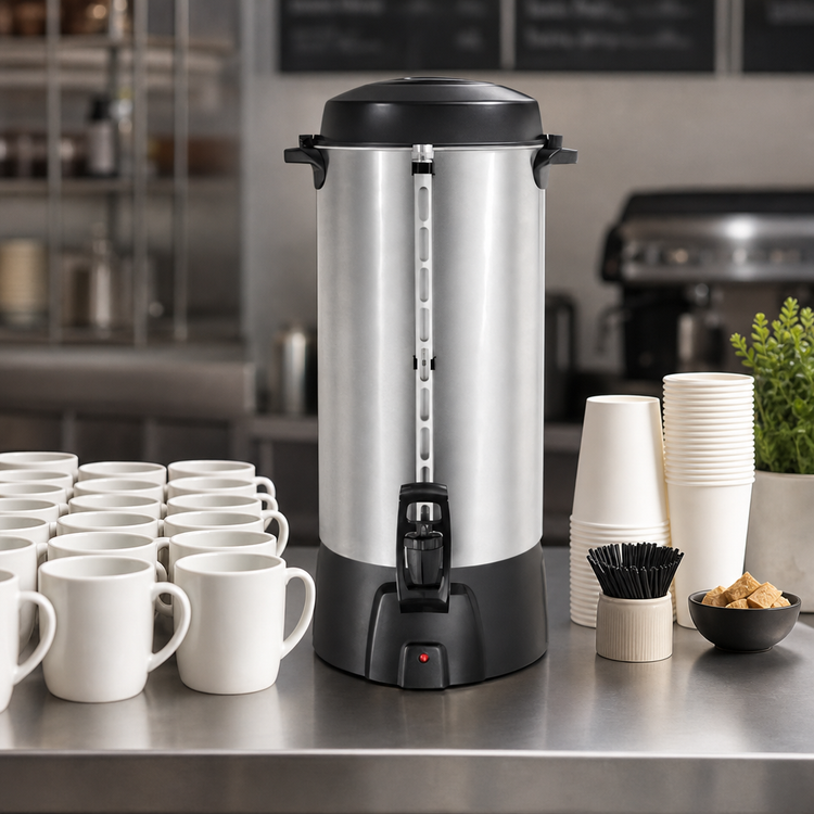 Product image #3 for Proctor-Silex 100-Cup Commercial Coffee Urn with Dual Heaters