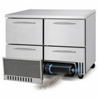 Thumbnail image #3 for Turbo Air PRO PUR-48-D4-FB-N Undercounter Drawer Refrigerator, 2-Section, 4 Drawers, 48 1/4 in. Wide, Stainless Steel