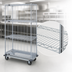 Thumbnail image #3 for Quantum 4-Shelf Mobile Enclosure Cart, 36 x 24 x 81 Inches, Chrome Plated