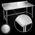 Thumbnail image #3 for Eagle Group Budget Series 84-Inch x 36-Inch Stainless Steel Work Table with 4-1/2-Inch Backsplash and Galvanized Tubular Base