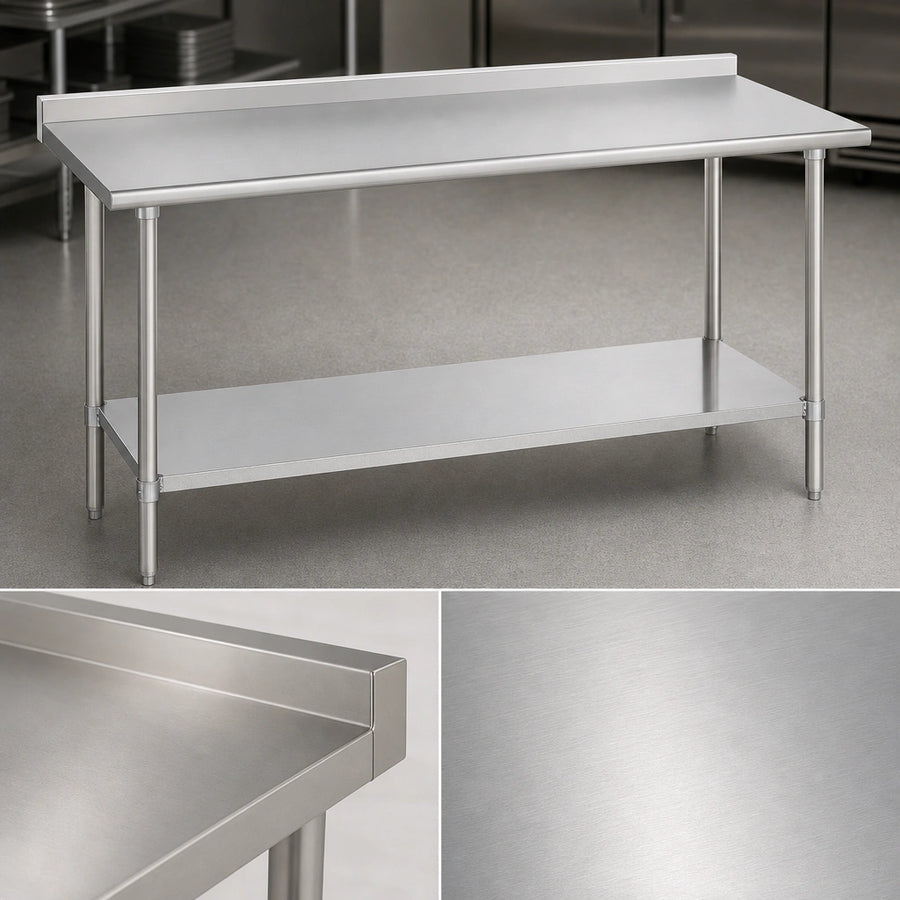 14-Gauge 300-Series Stainless Steel Top