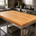 Thumbnail image #3 for John Boos 72-Inch x 24-Inch Edge Grain Maple Work Table Top