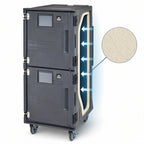 Thumbnail image #4 for Cambro Pro Cart Ultra® PCUCC615 Two-Compartment Electric Cold Food Pan Carrier, Insulated, Universal Rails, 32.5°–40°F
