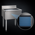 Thumbnail image #3 for Eagle Group 2200 Series Underbar Ice Bin/Cocktail Unit with 7-Circuit Cold Plate, 36 x 24-Inch, 151 lb Capacity