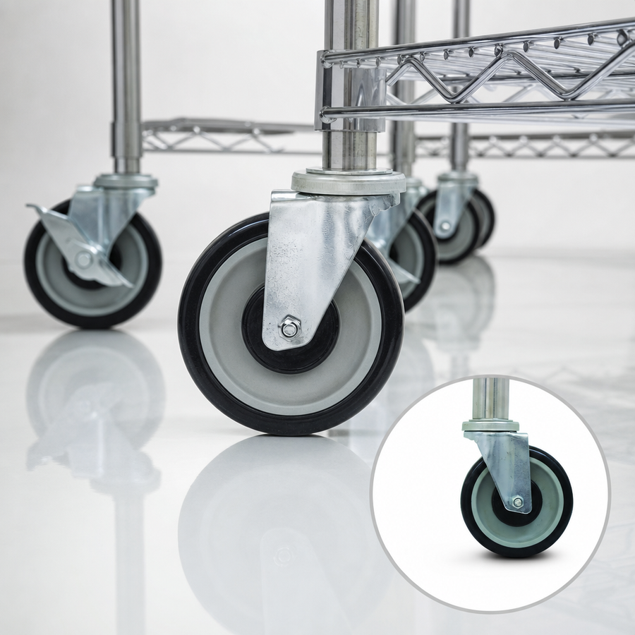 5-Inch Diameter Casters