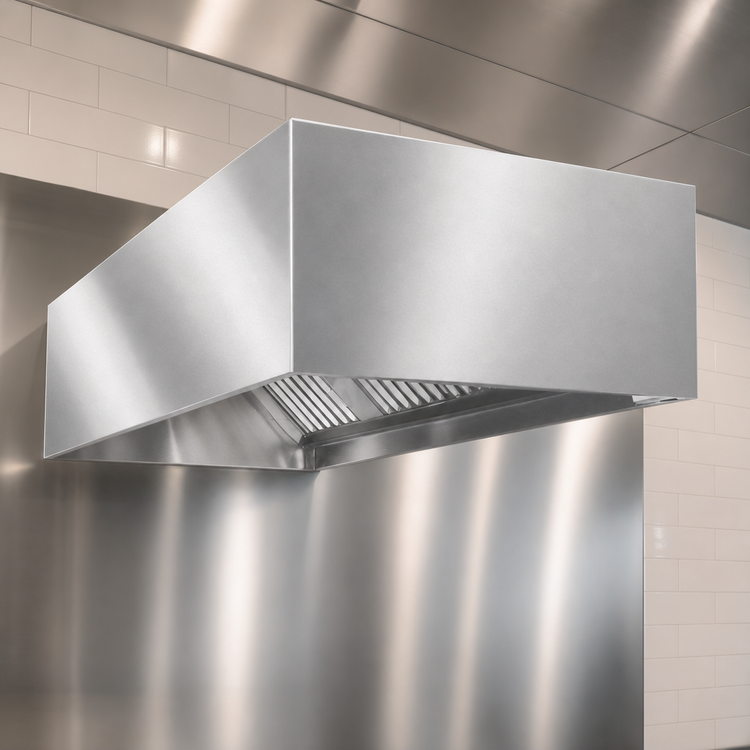 Product image #3 for SpecAir HEIA96-126 126" Wall Type Compensating Make-Up Air Exhaust Hood