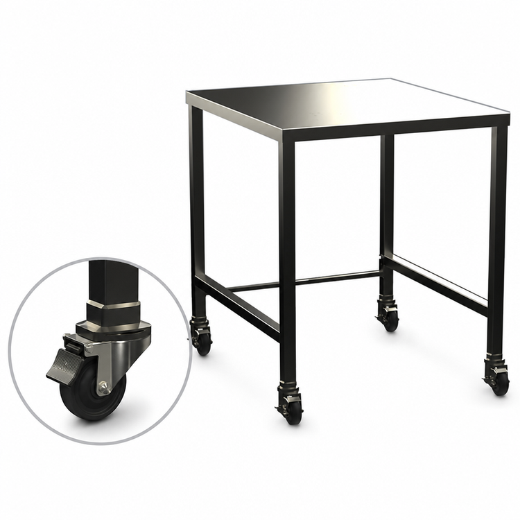 Product image #2 for Alto-Shaam Vector H/W Stainless Steel Open-Base Equipment Stand with Casters