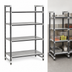 Thumbnail image #3 for Cambro Camshelving Elements XTRA 4-Shelf Solid Stationary Starter Shelving Unit, 24 x 30 x 72 Inches, Speckled Gray