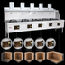 Thumbnail image #3 for MasterRange Five-Chamber Gas Wok Range with Flue Risers and Stainless Steel Front and Sides