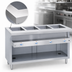 Thumbnail image #3 for Thurmaduke E-4-DLPG Electric 4-Well Full-Size Steamtable Unit with Open Storage Base