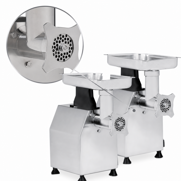 Product image #3 for Chefmate #22 Bench Meat Chopper, Stainless Steel, 1-1/2 HP, 450 lb./hr., 115V