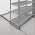 Thumbnail image #3 for Eagle Floor-Trak Single-Deep Floor Track Kit for Wire Shelving, 22 Ft.