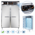 Thumbnail image #3 for Continental Refrigerator D2FNSS Designer Line 50 cu. ft. Two-Section All Stainless Steel Reach-In Freezer